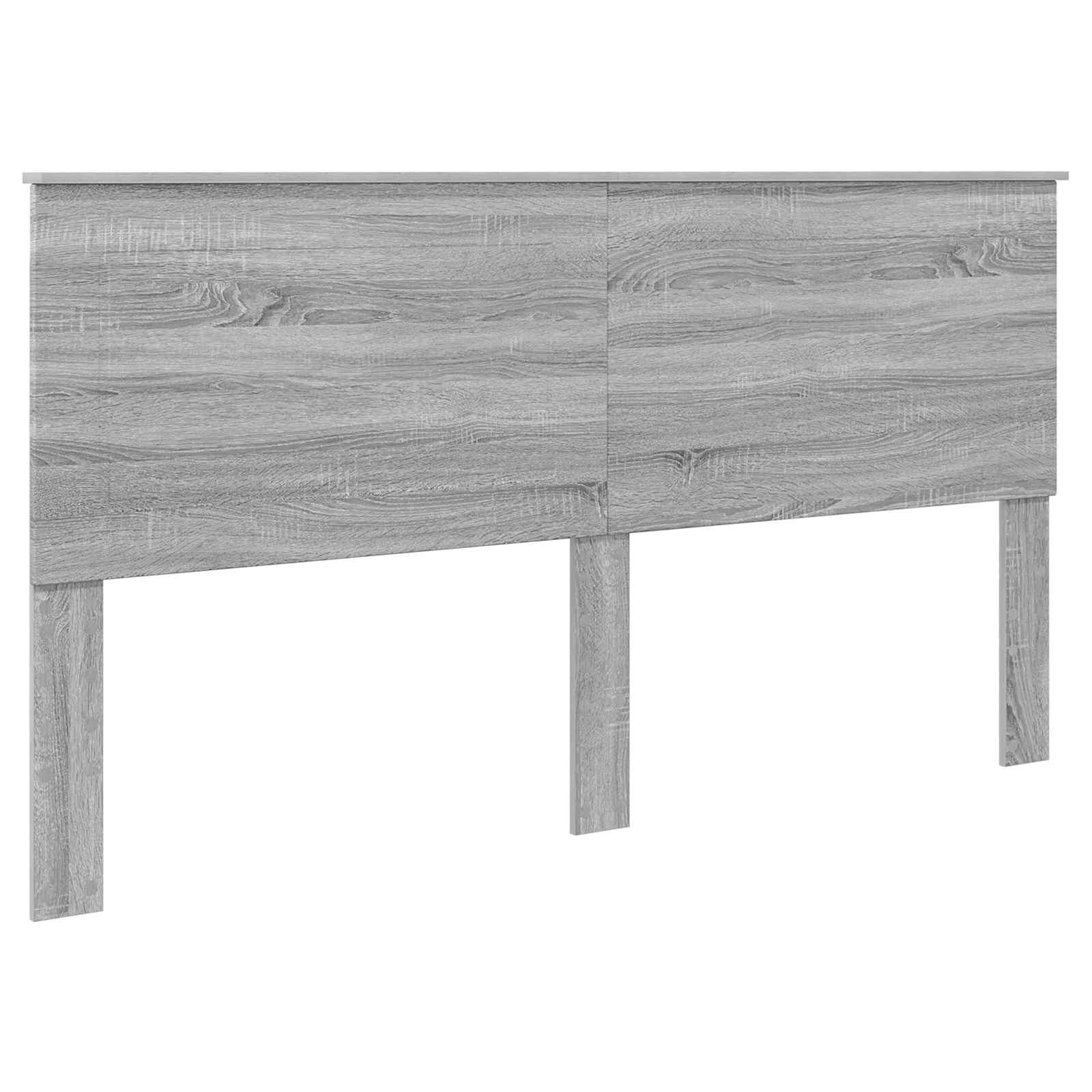 Krevet s od storage Siva Sonoma 200 x 200 cm Konstruirano drvo