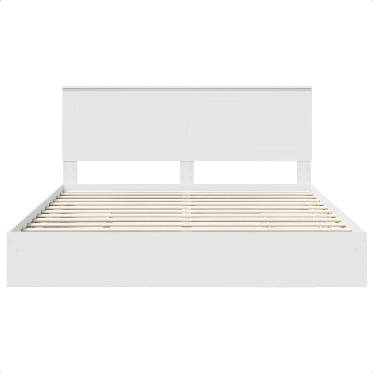 Krevet s od storage Bijelo 180 x 200 cm Konstruirano drvo
