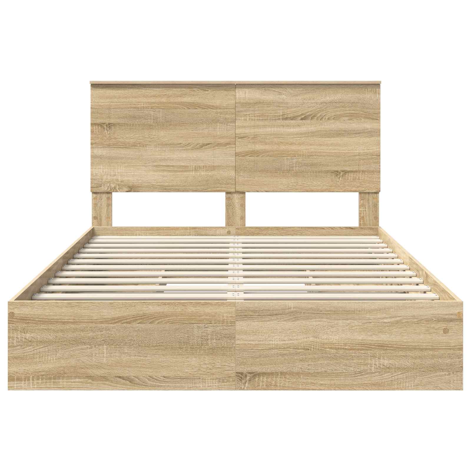 Krevet s od storage Sonoma hrast 140 x 190 cm Konstruirano drvo