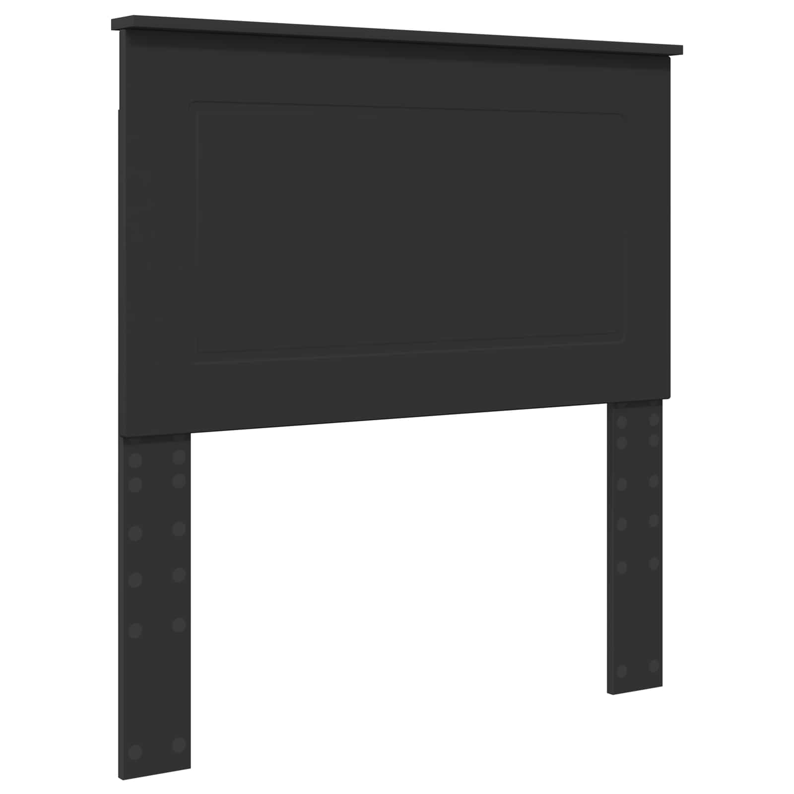 Krevet s od storage Crna 100 x 200 cm Konstruirano drvo