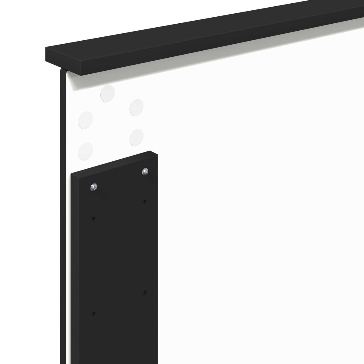 Krevet s od storage Crna 75 x 190 cm Konstruirano drvo