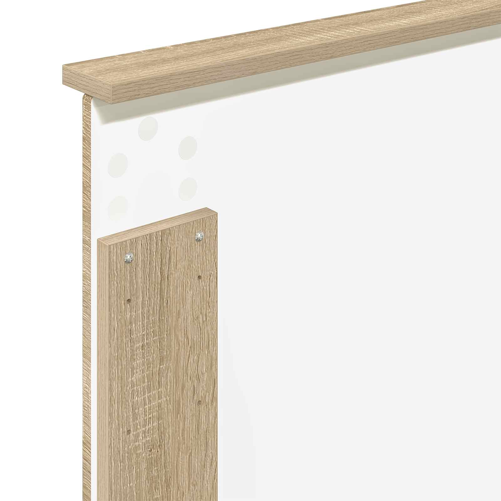 Krevet s od storage Sonoma hrast 75 x 190 cm Konstruirano drvo