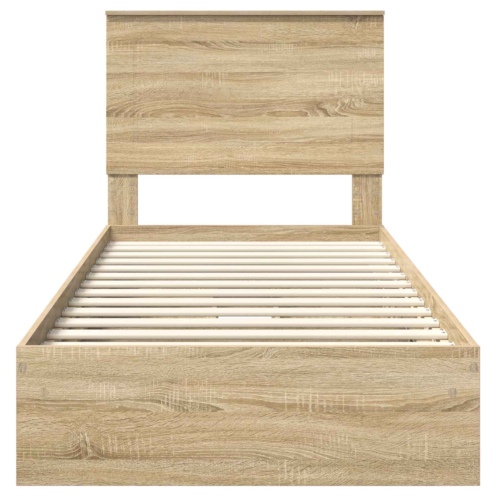 Krevet s od storage Sonoma hrast 75 x 190 cm Konstruirano drvo