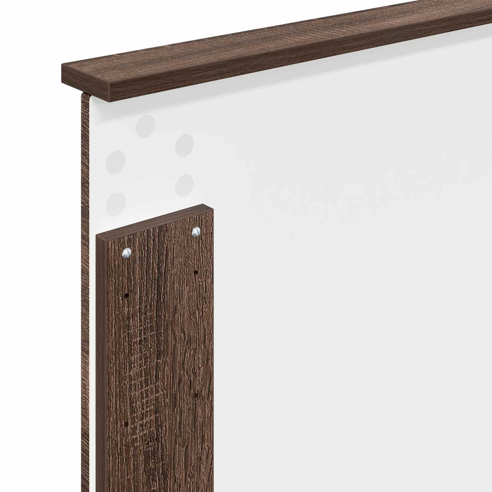 Krevet s od storage Smeđi hrast 75 x 190 cm Konstruirano drvo