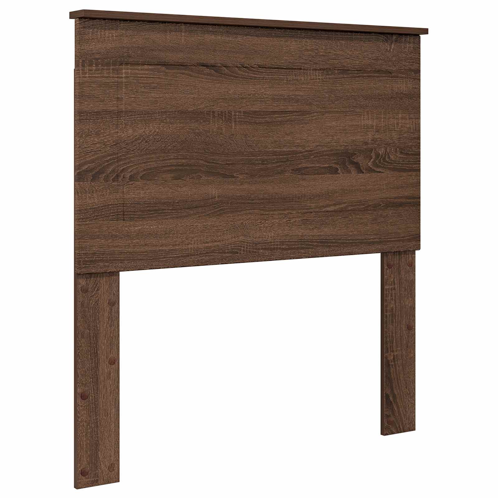 Krevet s od storage Smeđi hrast 75 x 190 cm Konstruirano drvo