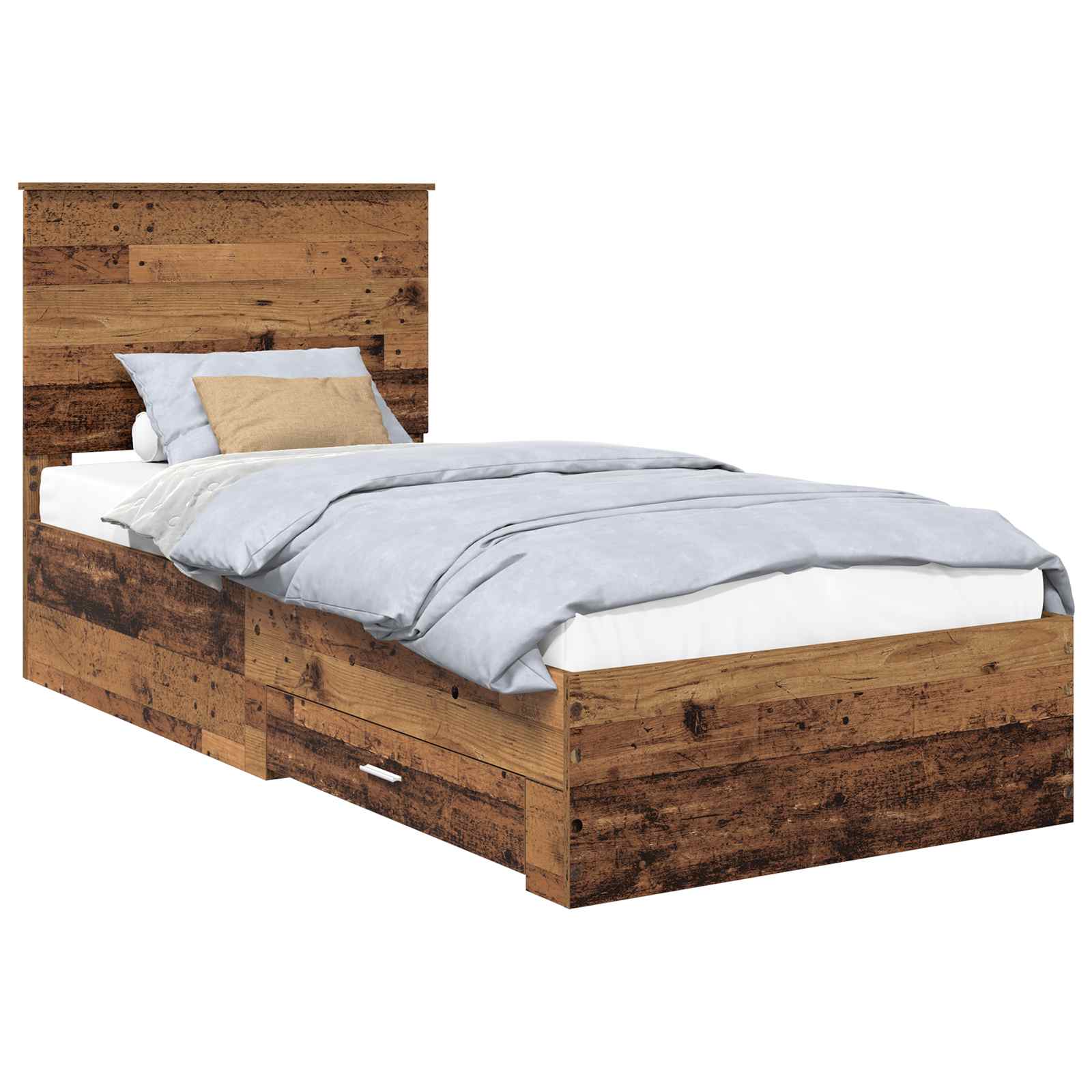 Krevetna konstrukcija Staro drvo 90 x 200 cm Konstruirano drvo