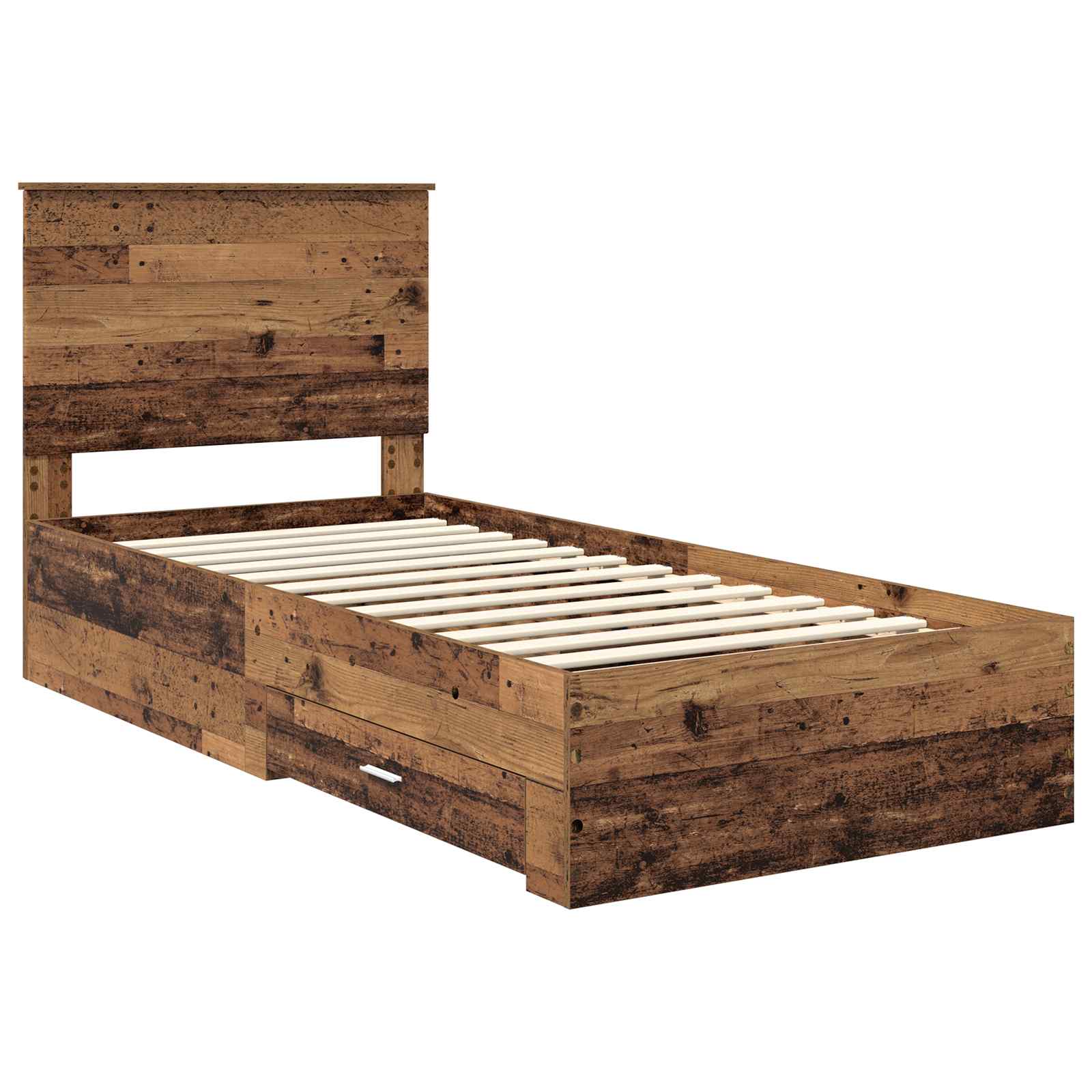 Krevetna konstrukcija Staro drvo 90 x 200 cm Konstruirano drvo