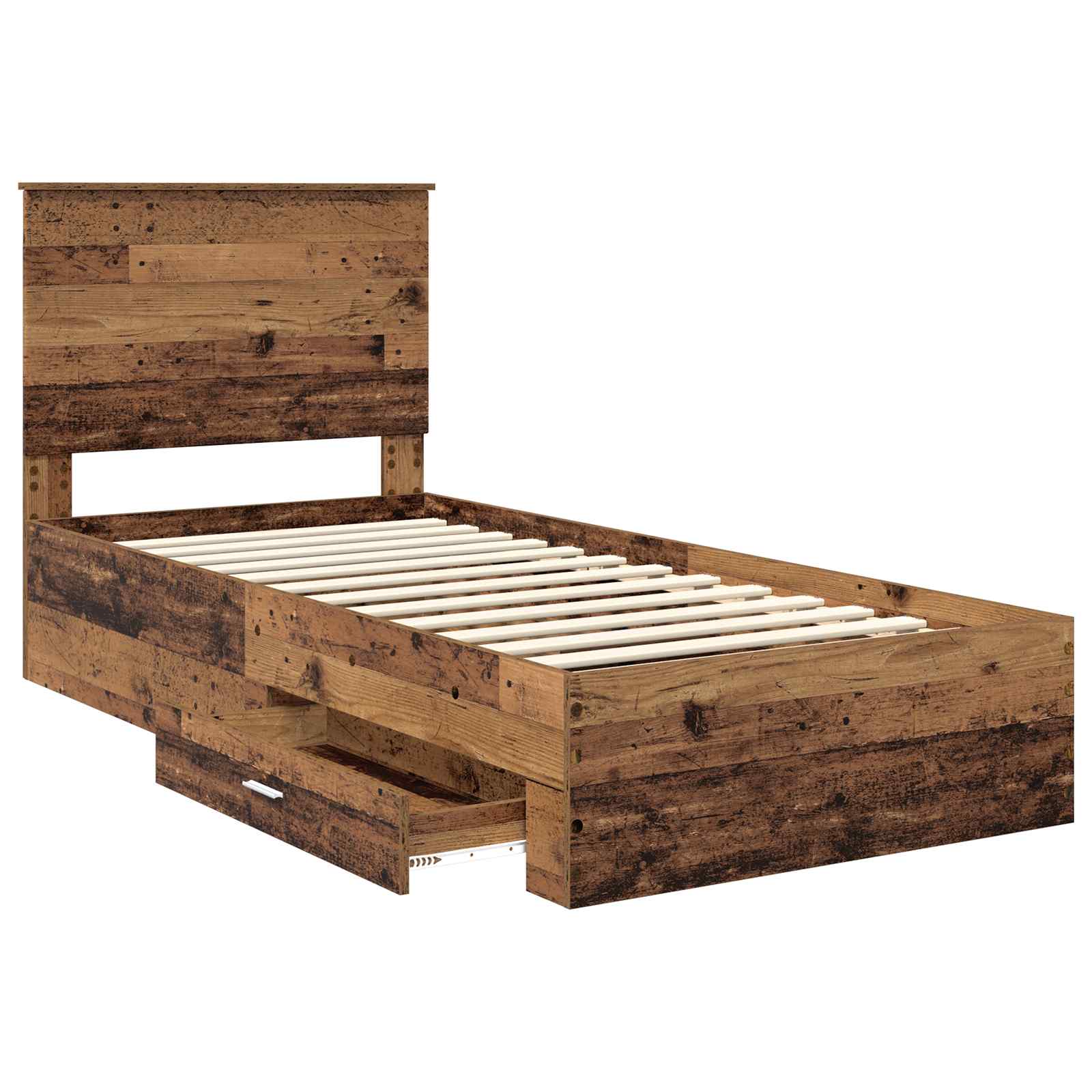 Krevetna konstrukcija Staro drvo 90 x 200 cm Konstruirano drvo