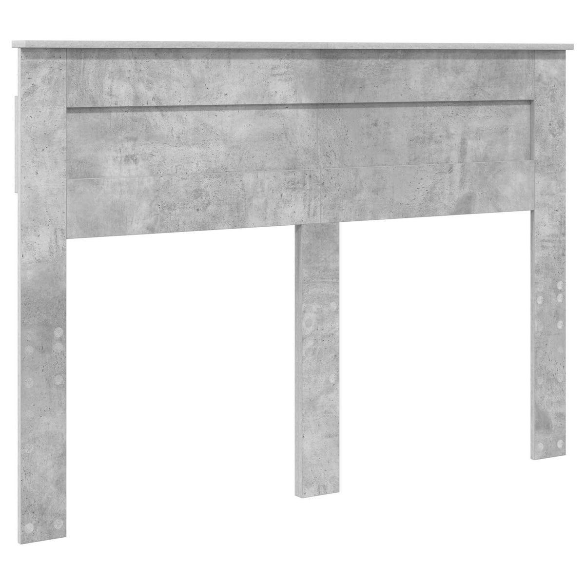Krevetna konstrukcija Beton 140 x 190 cm Čvrsto borovo drvo