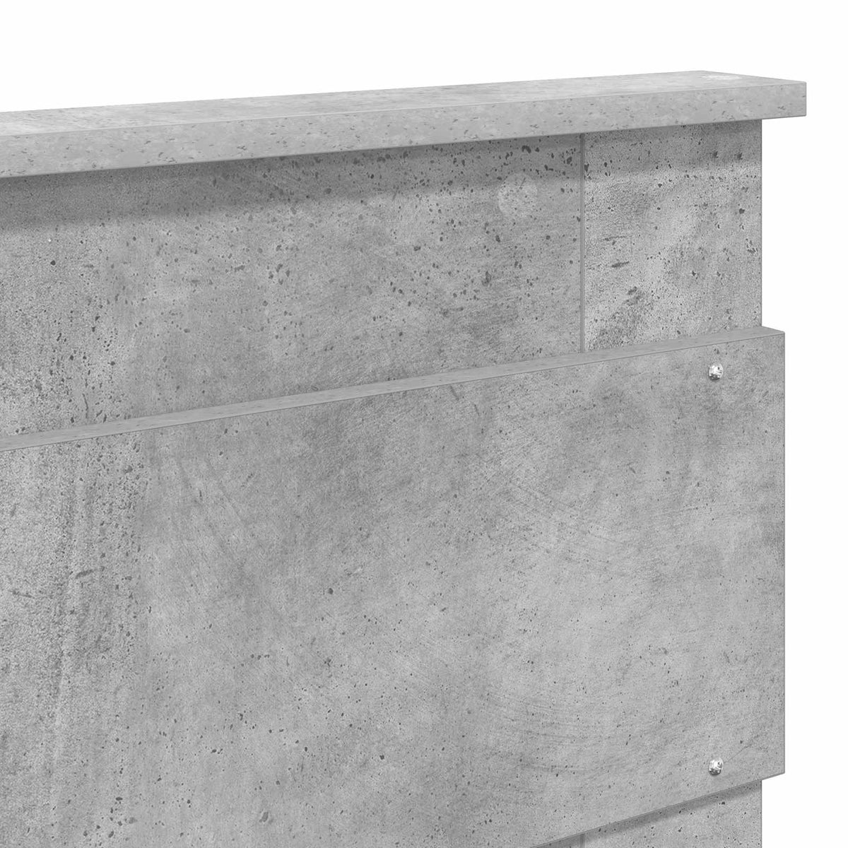 Krevetna konstrukcija Beton 120 x 200 cm Čvrsto borovo drvo