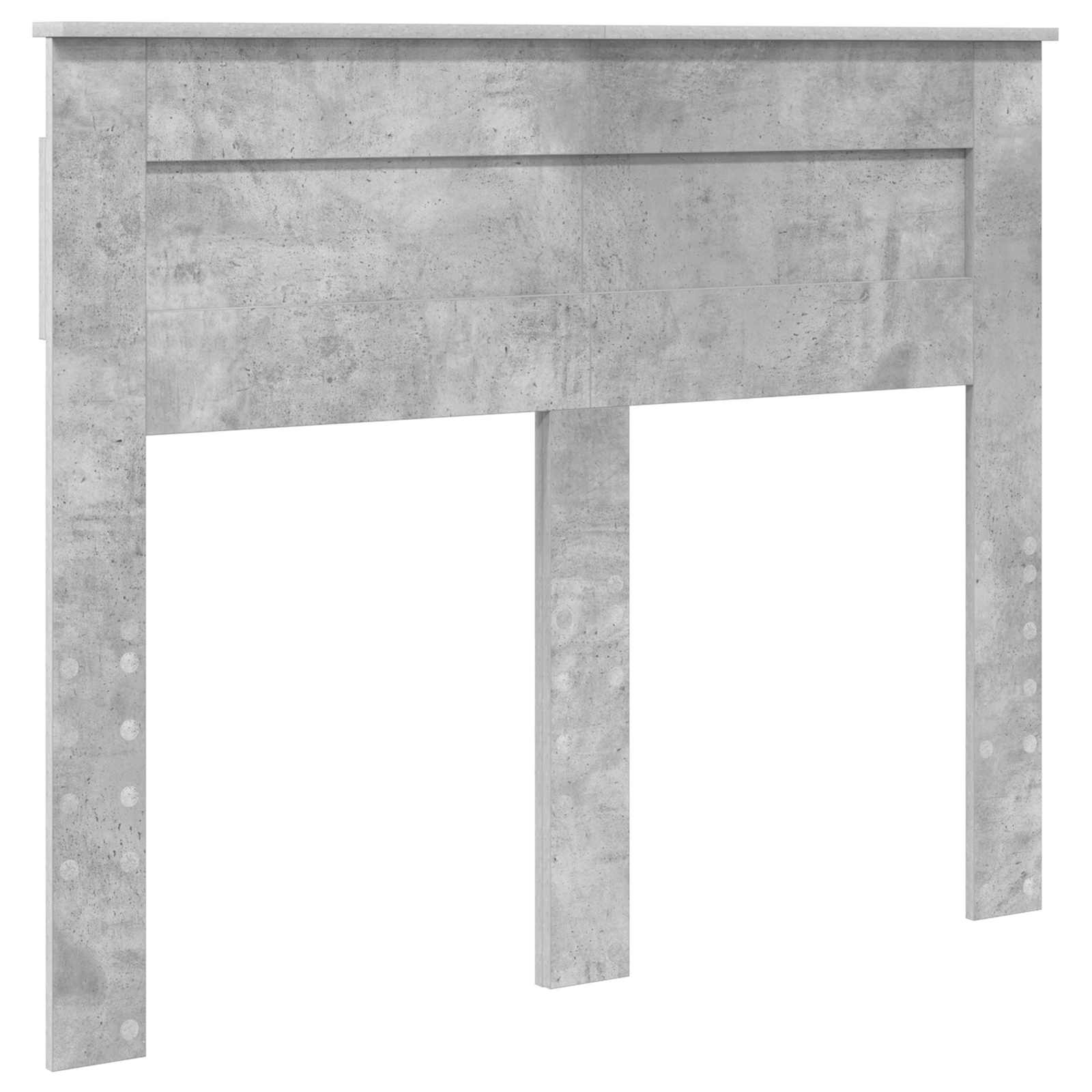 Krevetna konstrukcija Beton 120 x 200 cm Čvrsto borovo drvo
