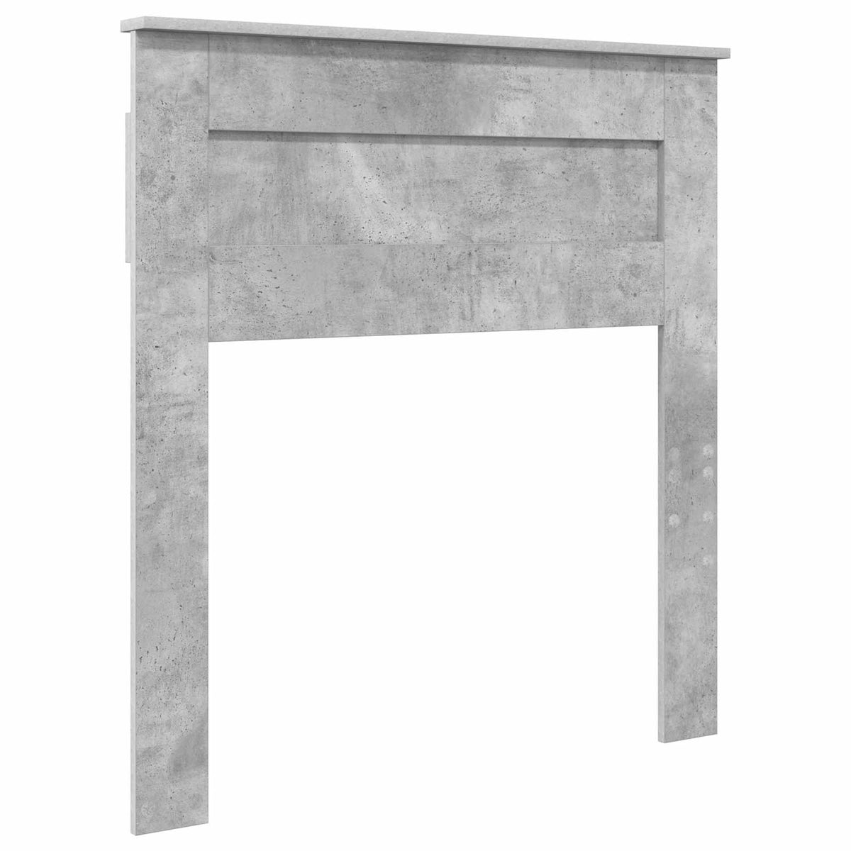 Krevetna konstrukcija s uzglavljem Betonska siva 90 x 190 cm