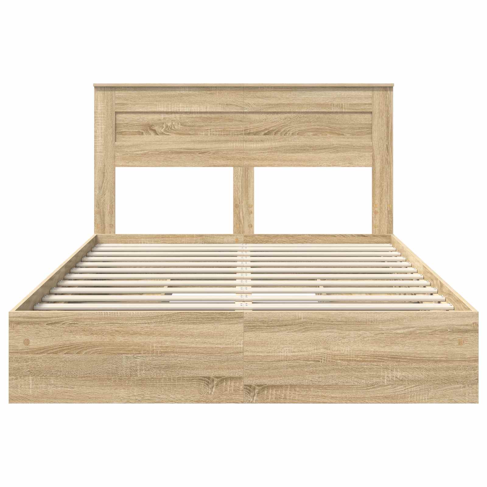 Krevet s od storage Sonoma hrast 150 x 200 cm Konstruirano drvo