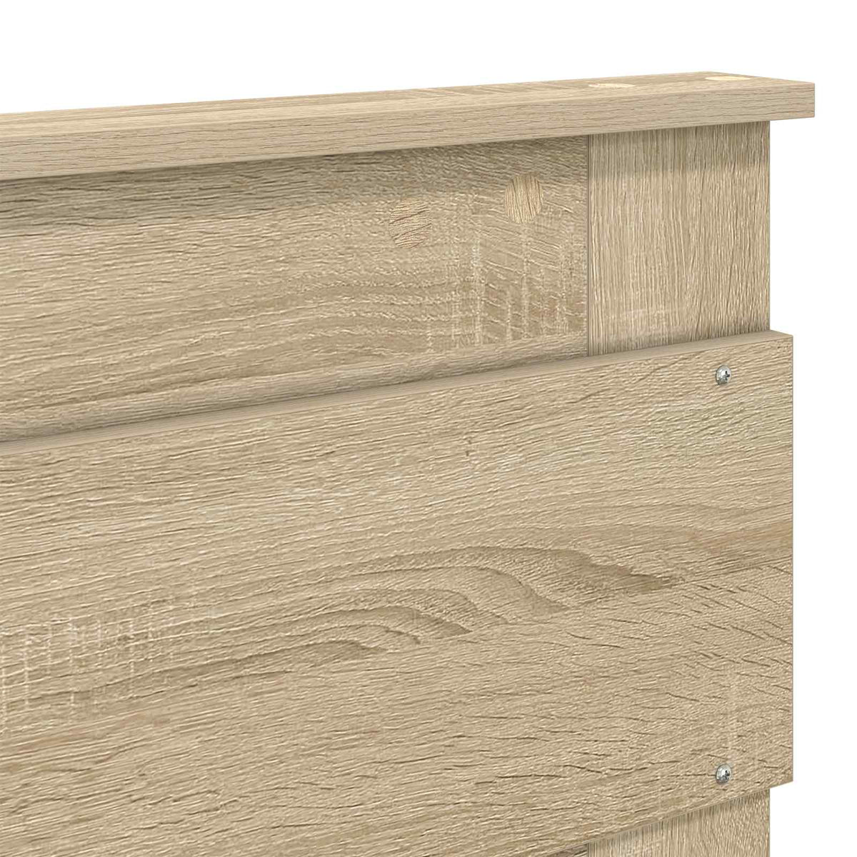 Krevet s od storage Sonoma hrast 140 x 190 cm Konstruirano drvo