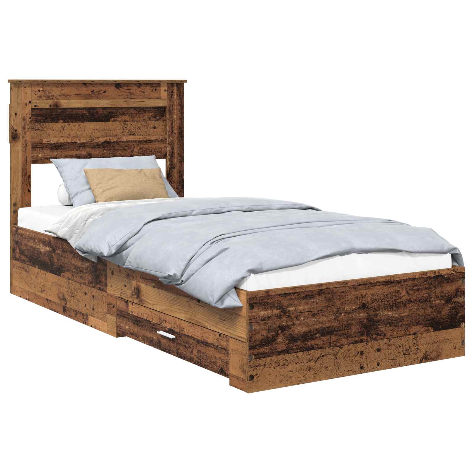 Krevetna konstrukcija Staro drvo 90 x 200 cm Konstruirano drvo