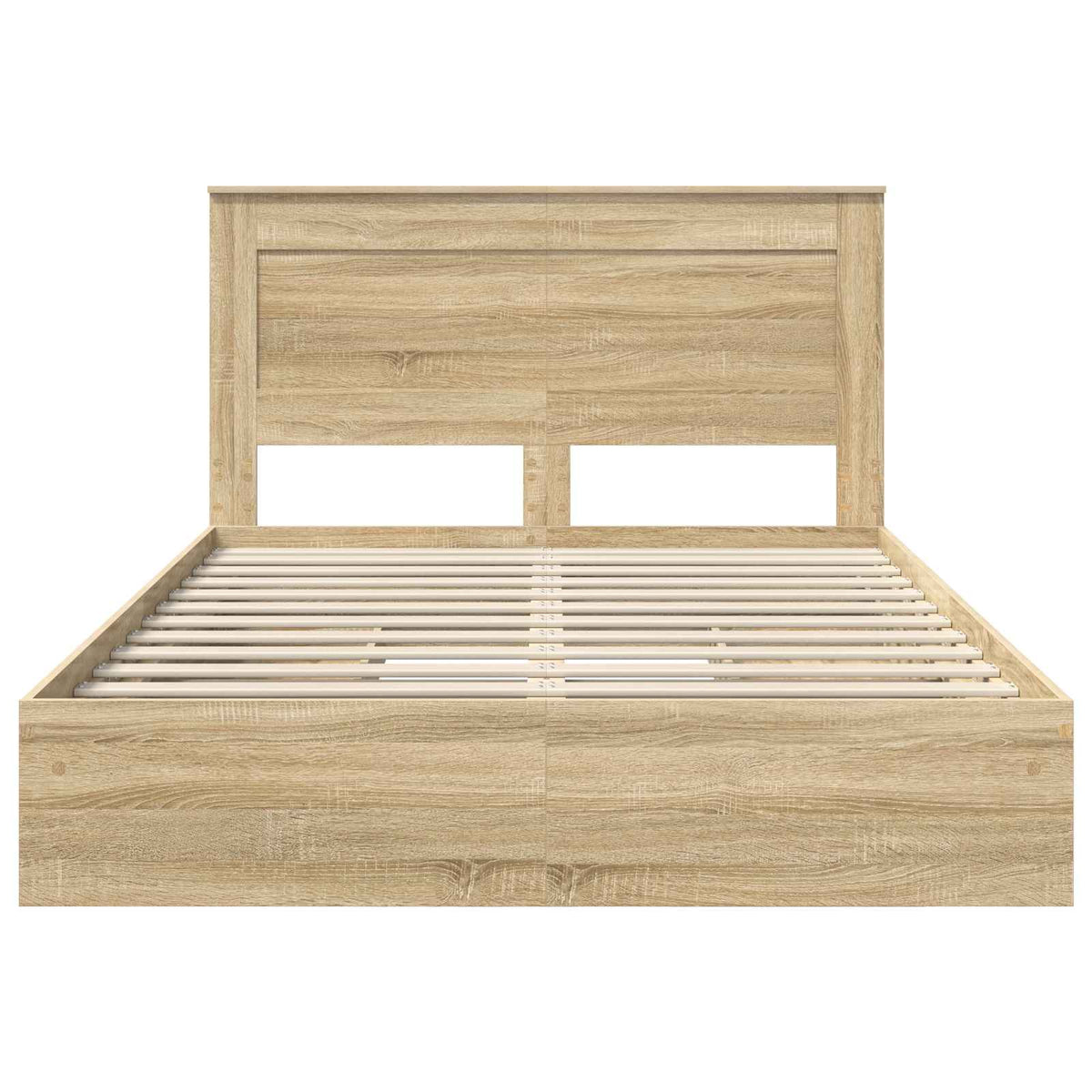 Krevet s od storage Sonoma hrast 160 x 200 cm Konstruirano drvo