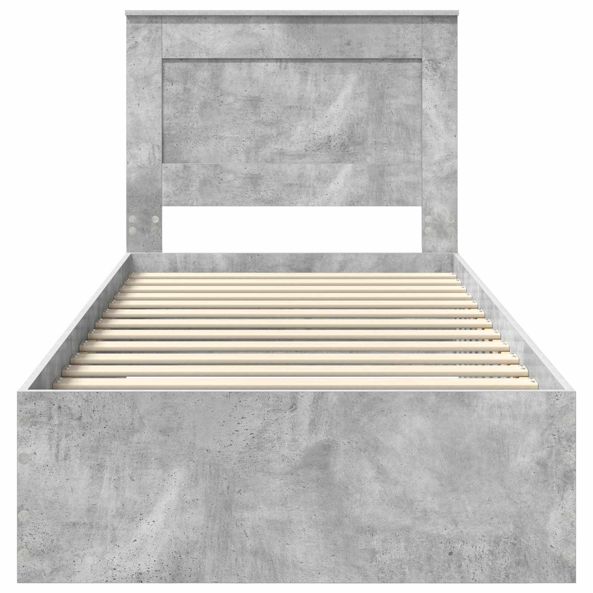 Krevetna konstrukcija s ladicama Betonski sivi 90 x 190 cm