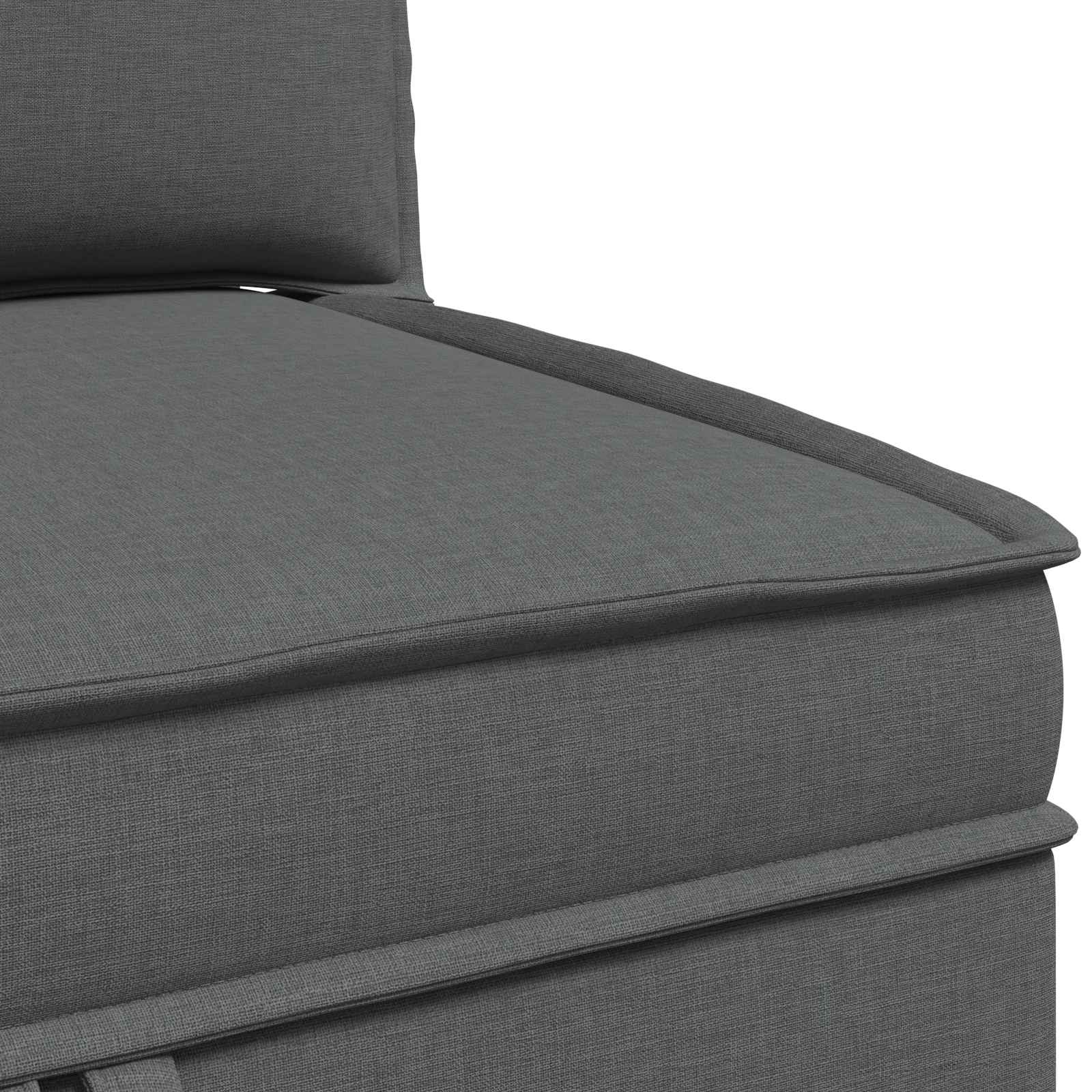 Modularni set sofe sa skladištem 4 pcs Tamnosiva Tkanina