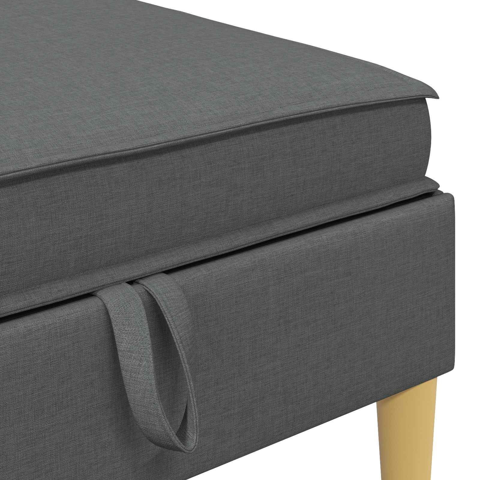 Modularni set sofe sa skladištem 5 pcs Tamnosiva Tkanina