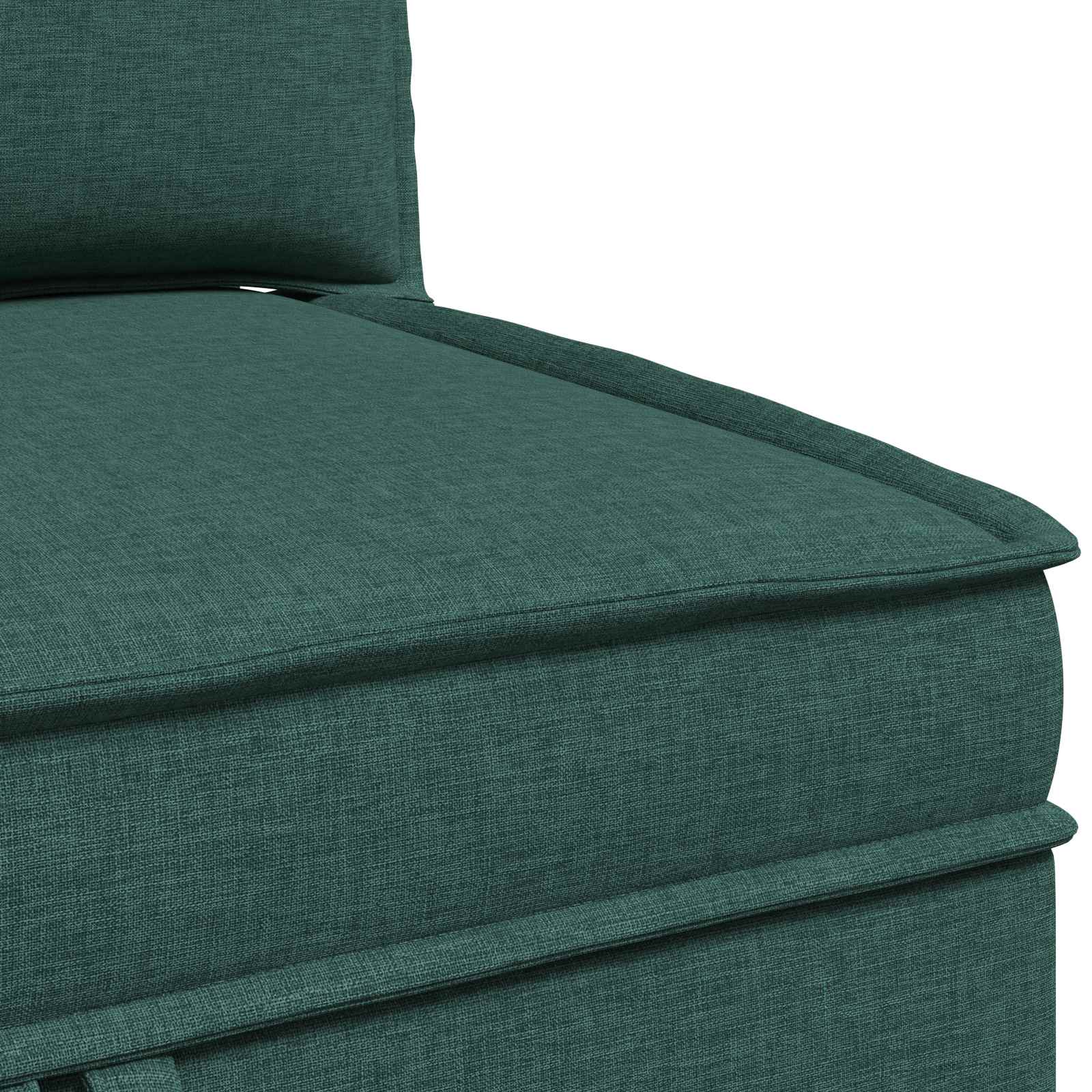 Set namještaja za dnevni boravak 4 pcs Tamnozelena Tkanina