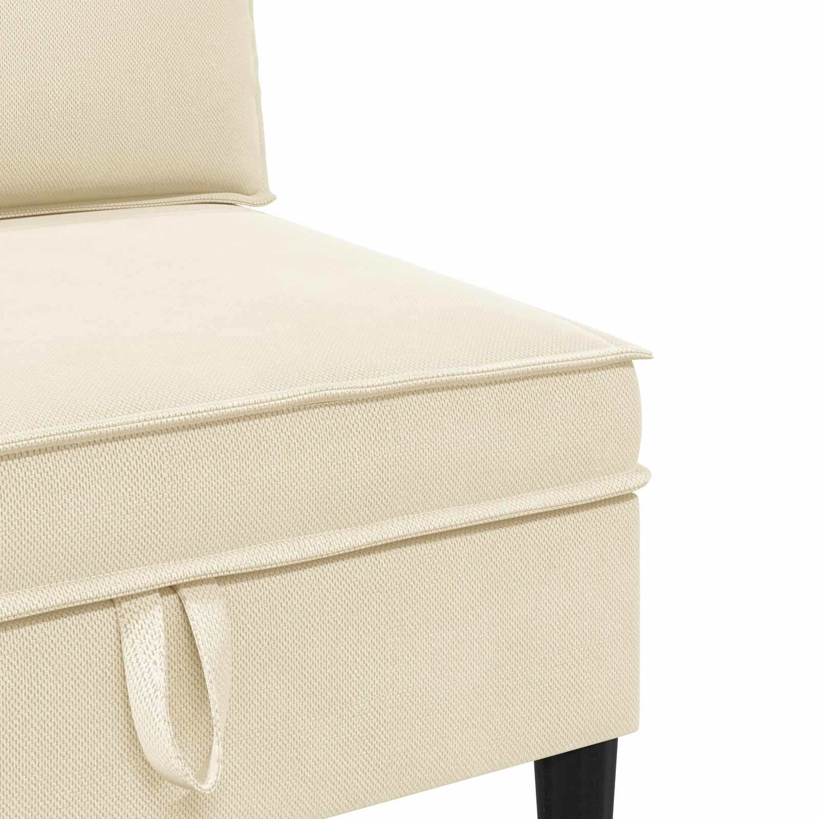Set namještaja za dnevni boravak 4 pcs Krem Tkanina