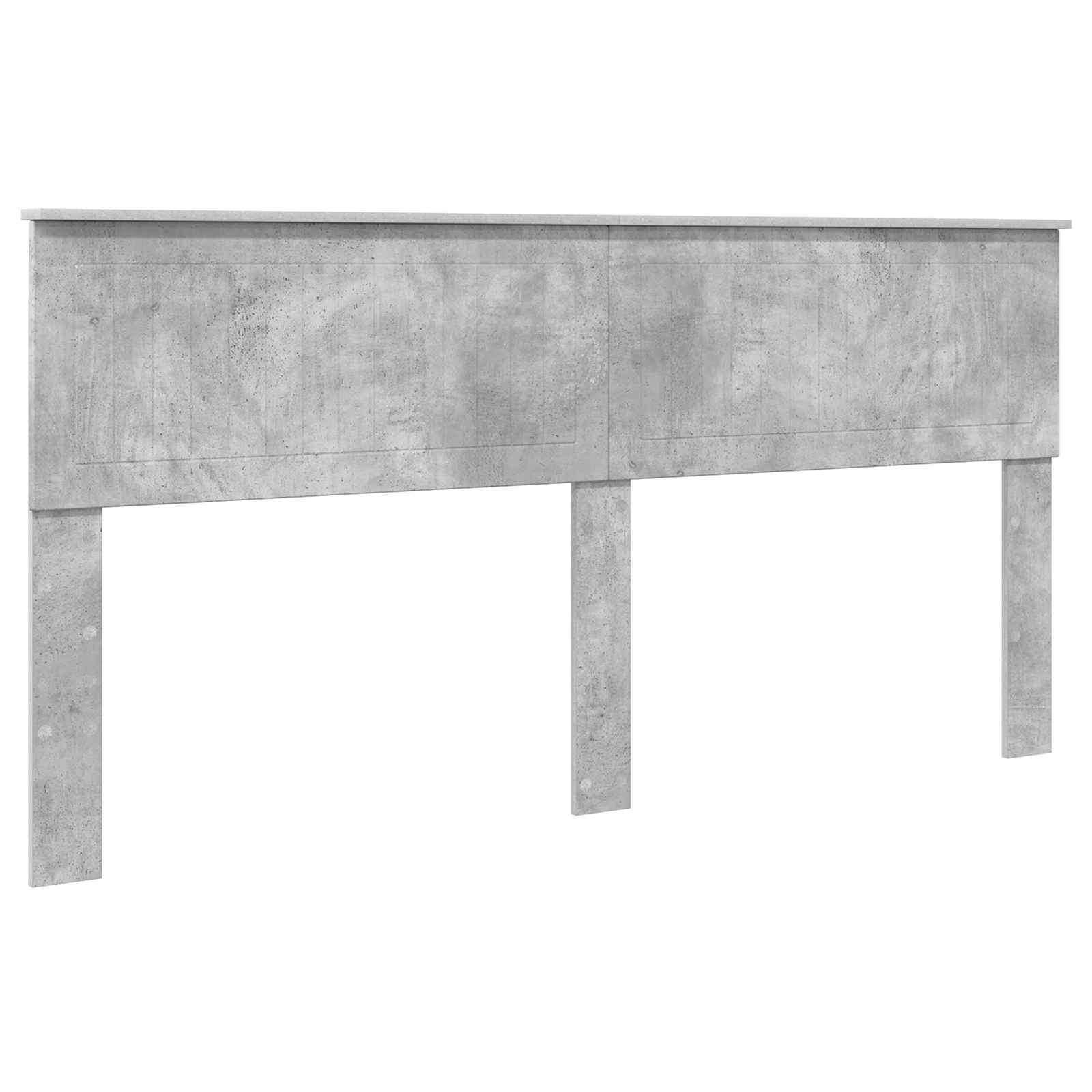 Krevetna konstrukcija Beton 180 x 200 cm Čvrsto borovo drvo