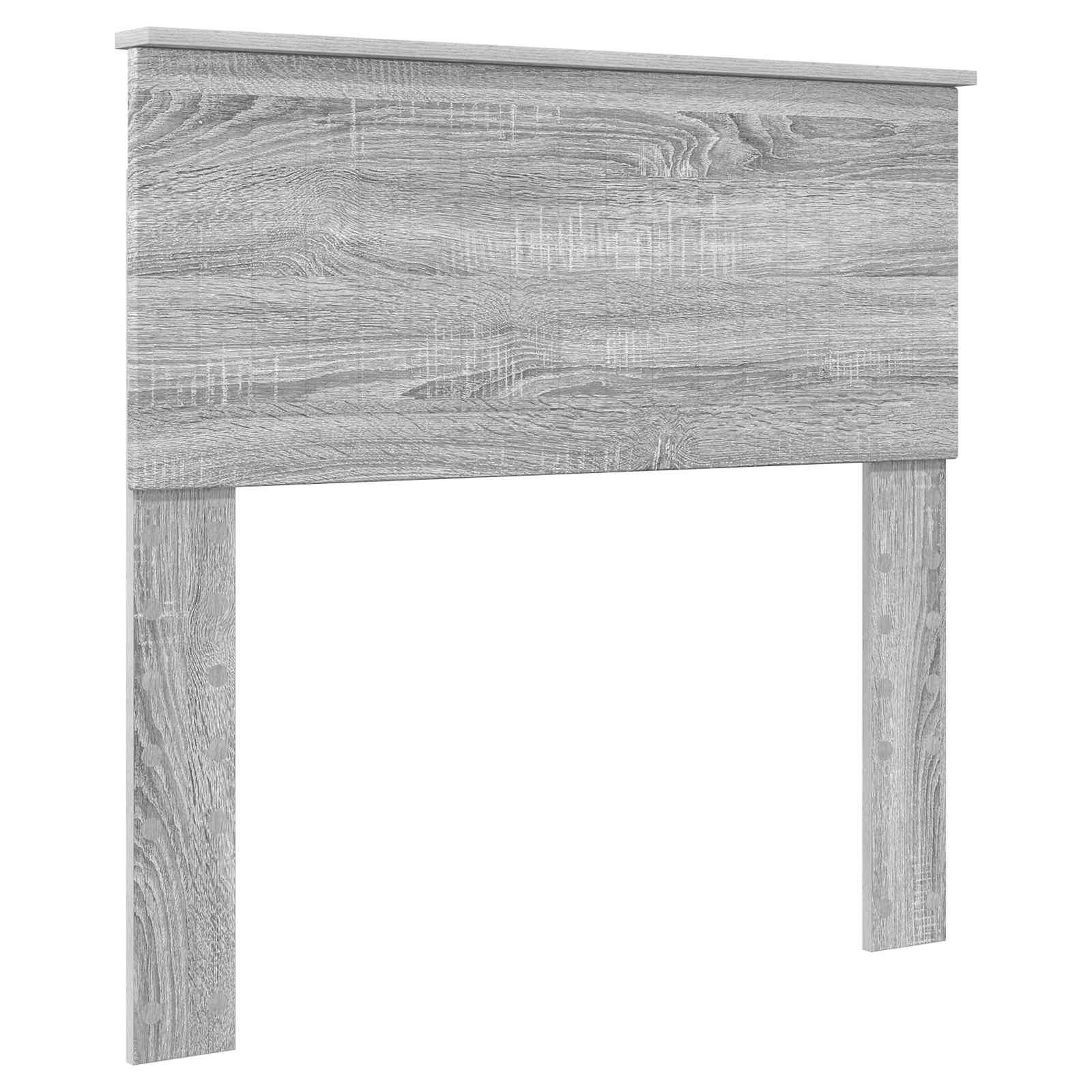 Krevetna konstrukcija s uzglavljem Siva Sonoma 90 x 200 cm