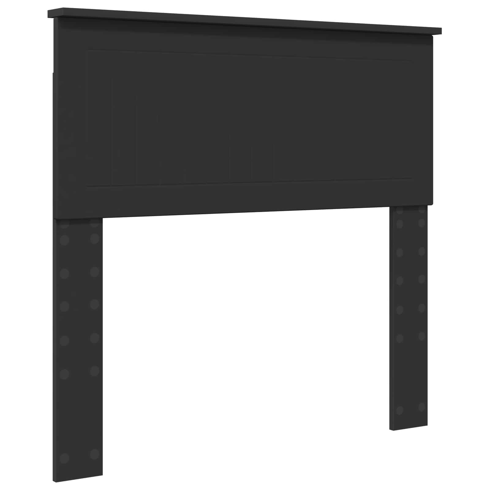 Krevetna konstrukcija Crna 90 x 190 cm Čvrsto borovo drvo