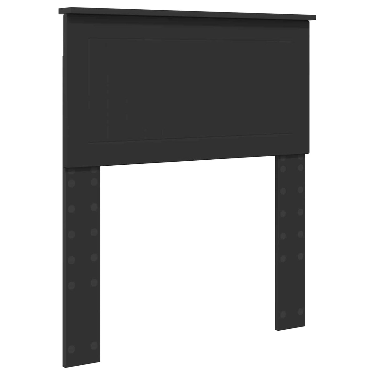 Krevetna konstrukcija Crna 75 x 190 cm Inženjersko Drvo