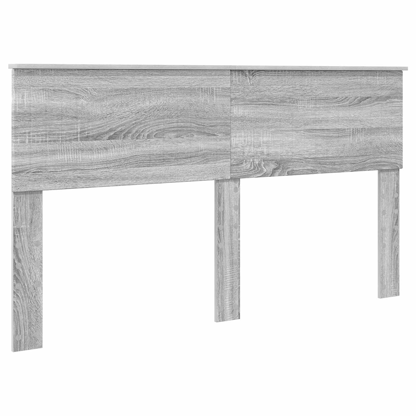 Krevet s od storage Siva Sonoma 160 x 200 cm Konstruirano drvo