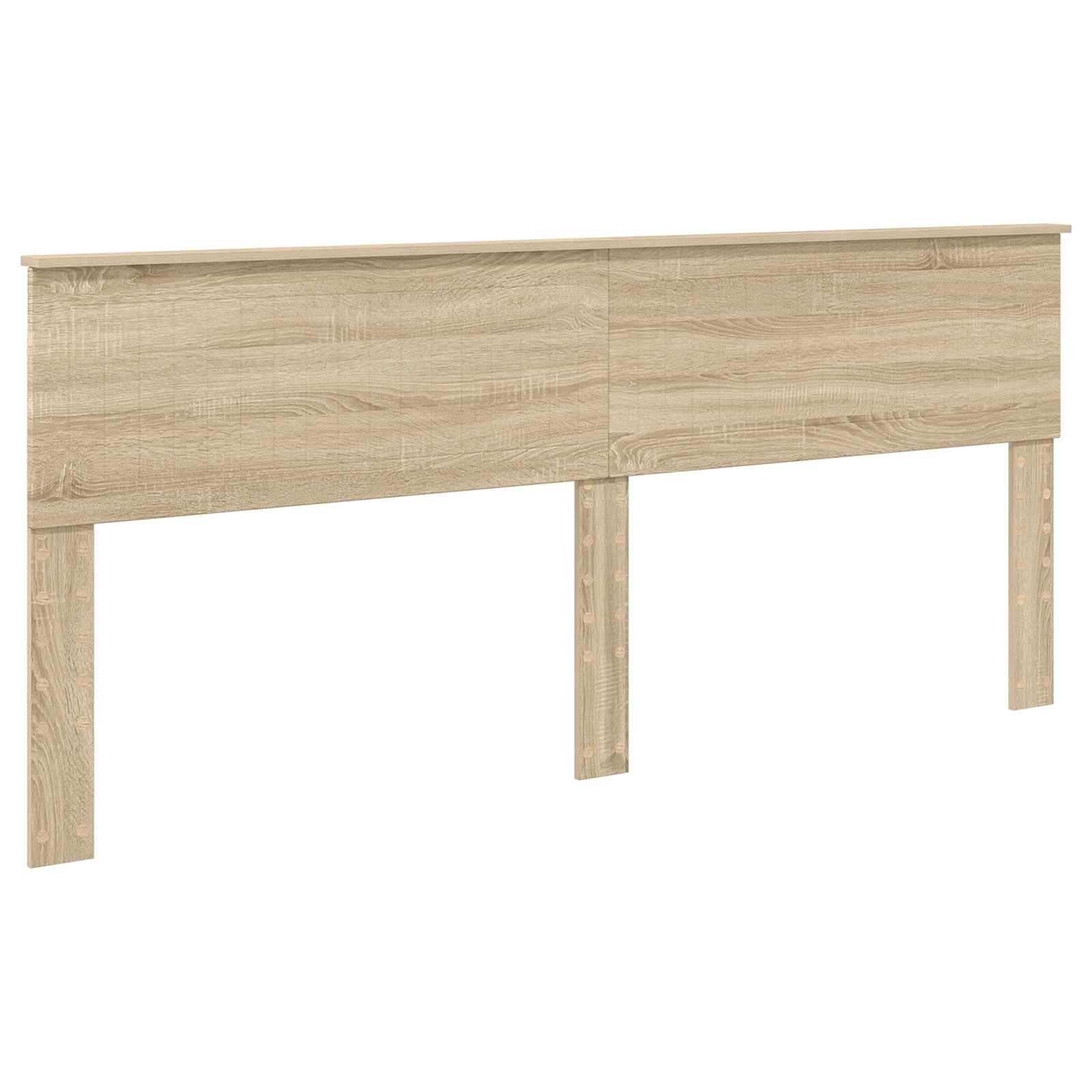 Krevetna konstrukcija s uzglavljem Sonoma hrast 200 x 200 cm