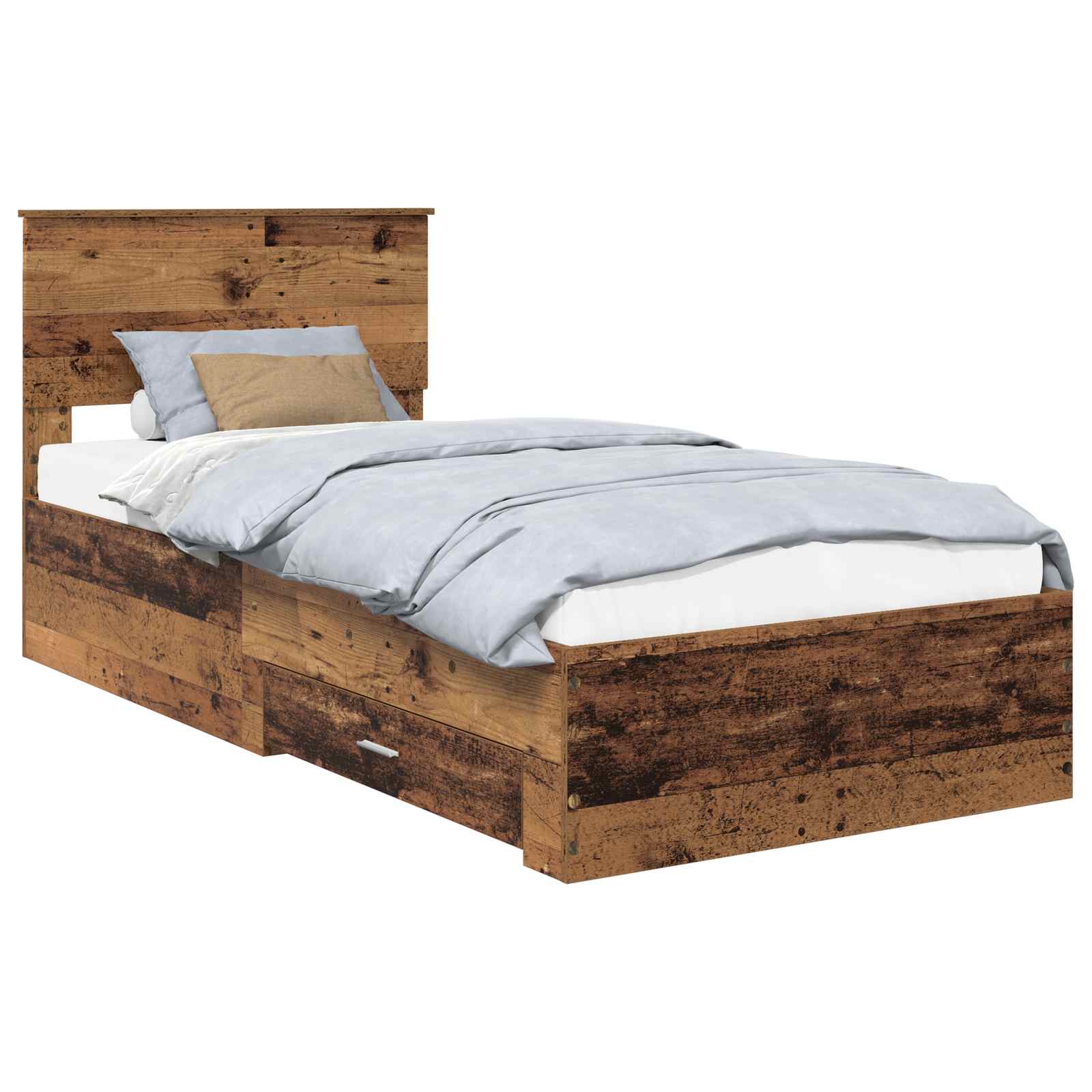 Krevetna konstrukcija Staro drvo 90 x 200 cm Konstruirano drvo