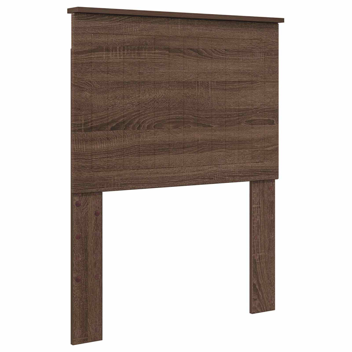 Krevetna konstrukcija s uzglavljem Smeđi hrast 75 x 190 cm