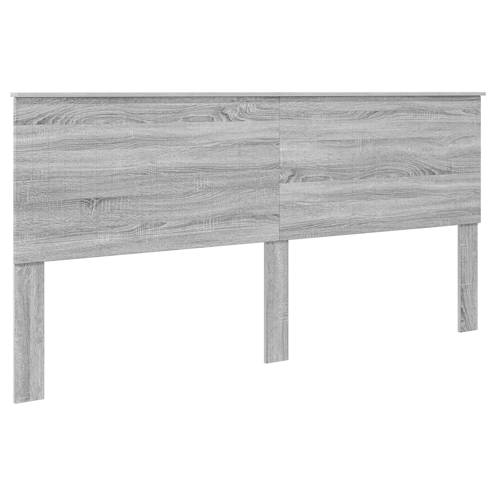 Krevetna konstrukcija Siva Sonoma 200 x 200 cm Inženjersko Drvo