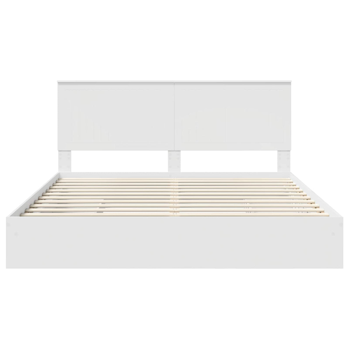 Krevet s od storage Bijelo 180 x 200 cm Konstruirano drvo