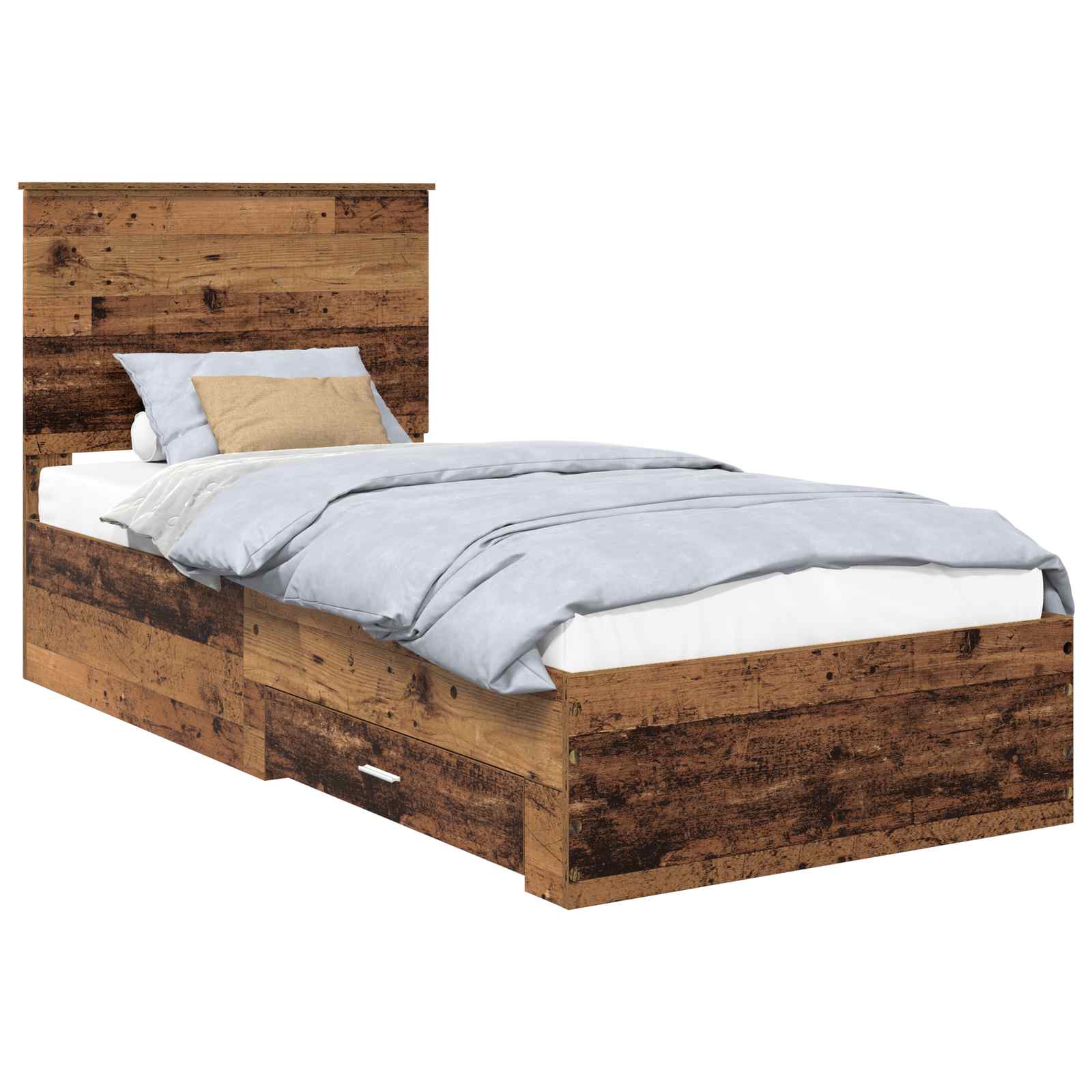 Krevetna konstrukcija Staro drvo 90 x 200 cm Konstruirano drvo