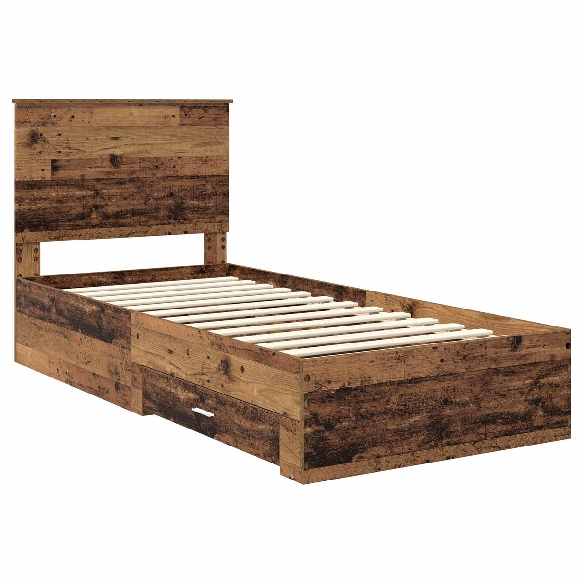 Krevetna konstrukcija Staro drvo 90 x 200 cm Konstruirano drvo