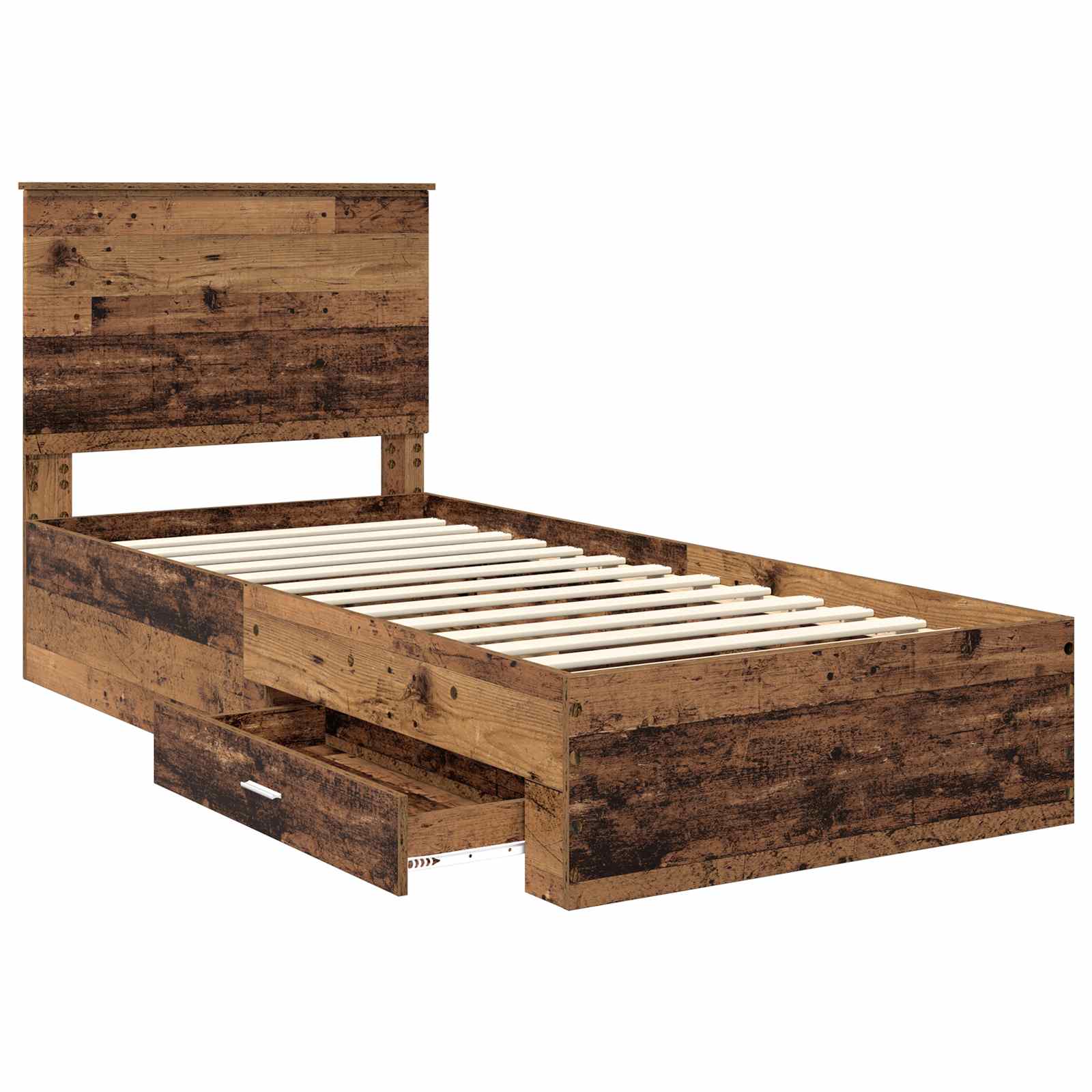 Krevetna konstrukcija Staro drvo 90 x 200 cm Konstruirano drvo