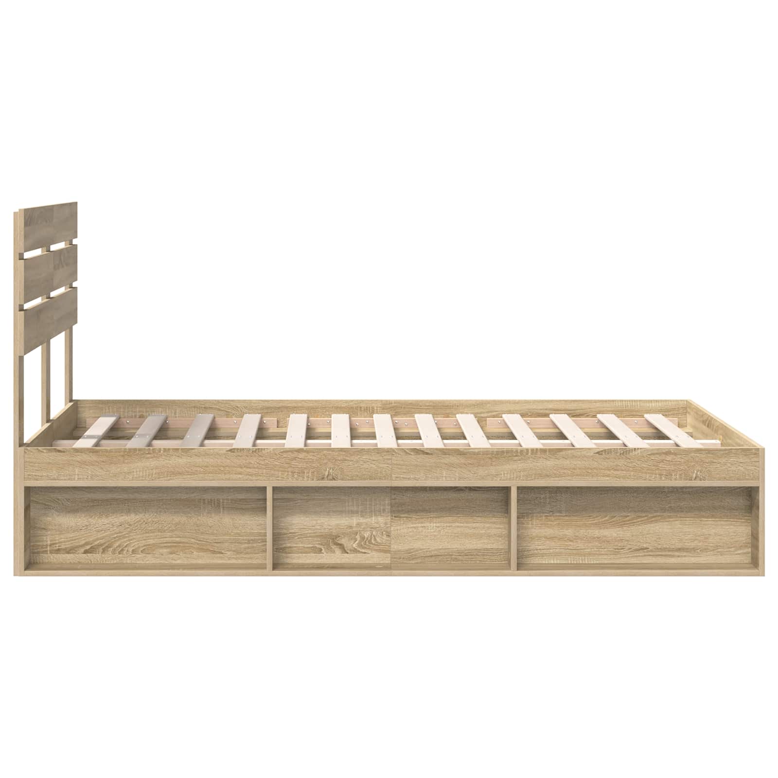 Krevetna konstrukcija Sonoma 120 x 200 cm Čvrsto borovo drvo