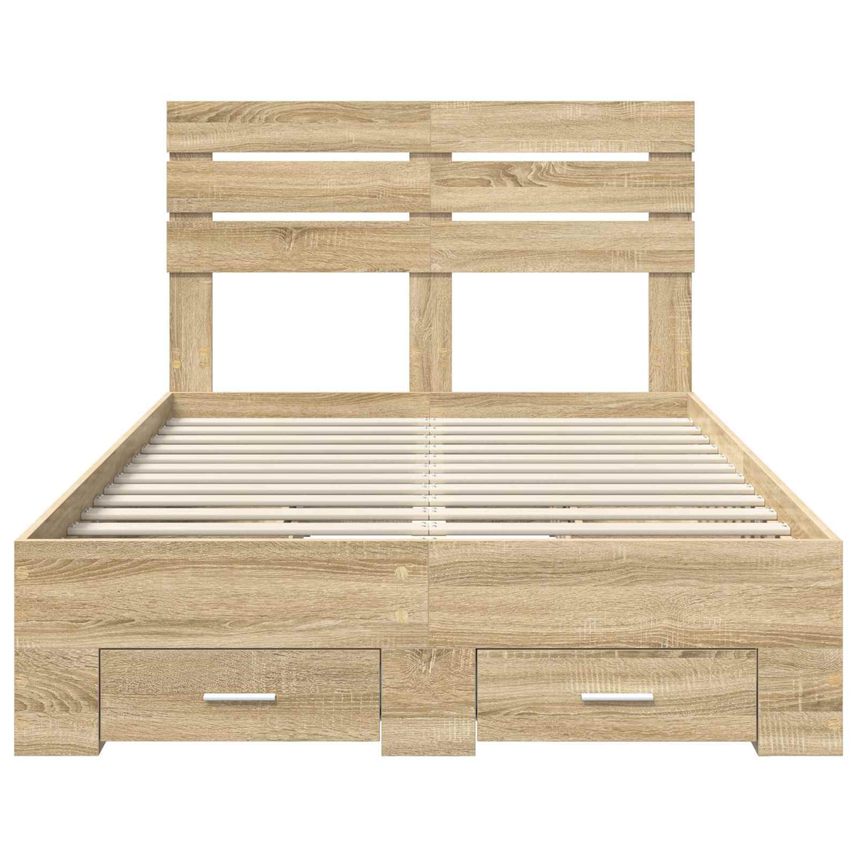 Krevetna konstrukcija s ladicama Sonoma hrast 135 x 190 cm