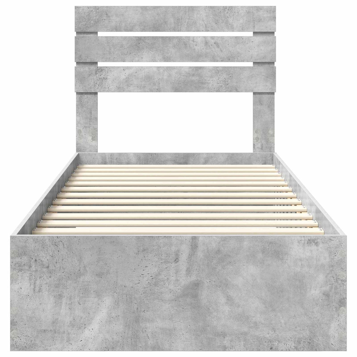 Krevetna konstrukcija s ladicama Betonski sivi 100 x 200 cm