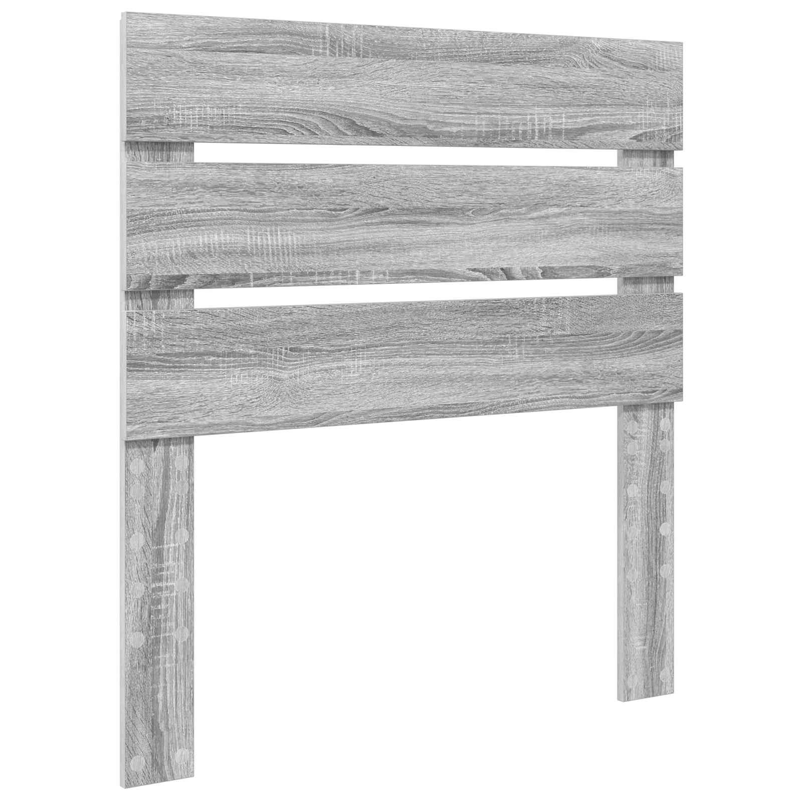 Krevet s od storage Siva Sonoma 70 x 190 cm Konstruirano drvo
