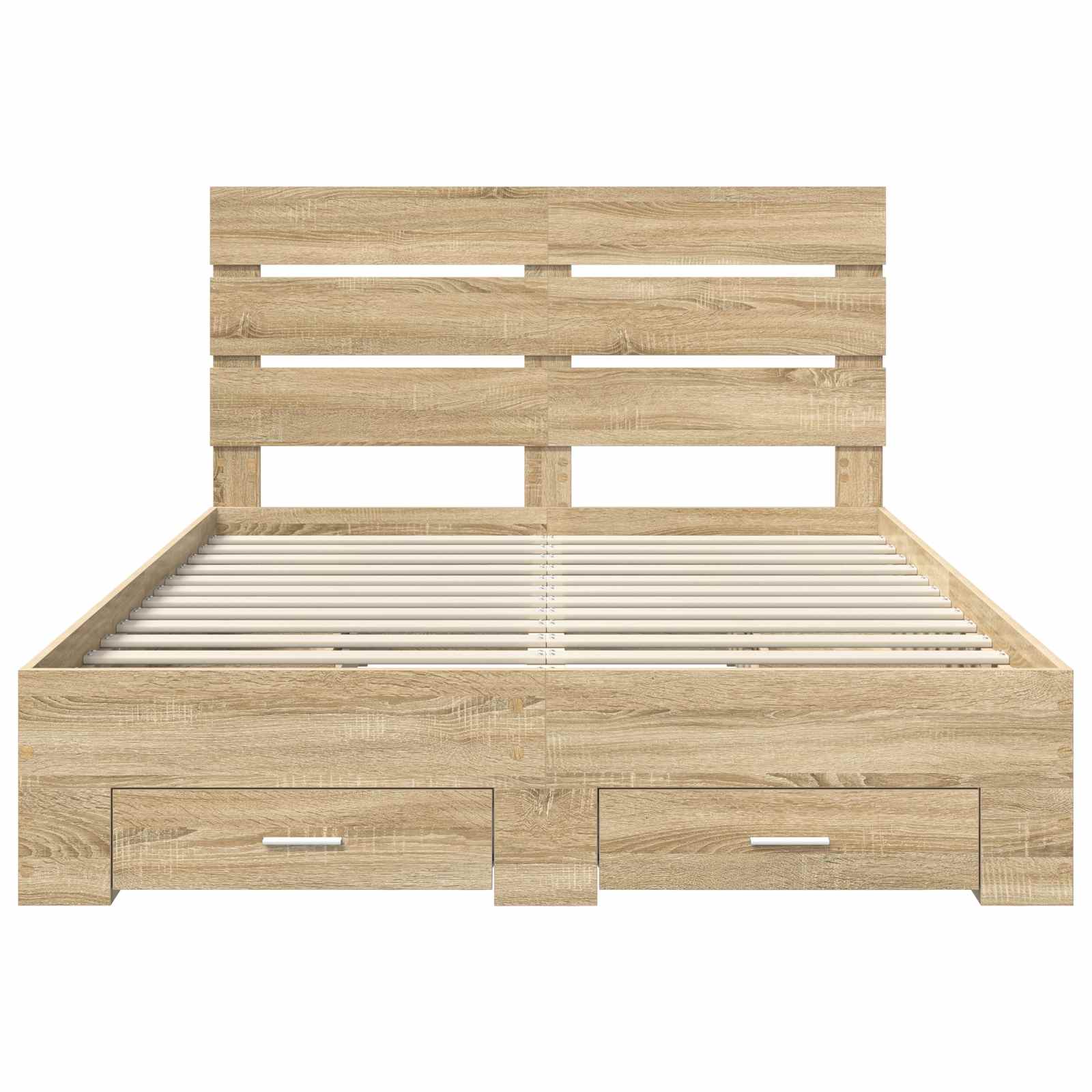 Krevetna konstrukcija s ladicama Sonoma hrast 140 x 190 cm