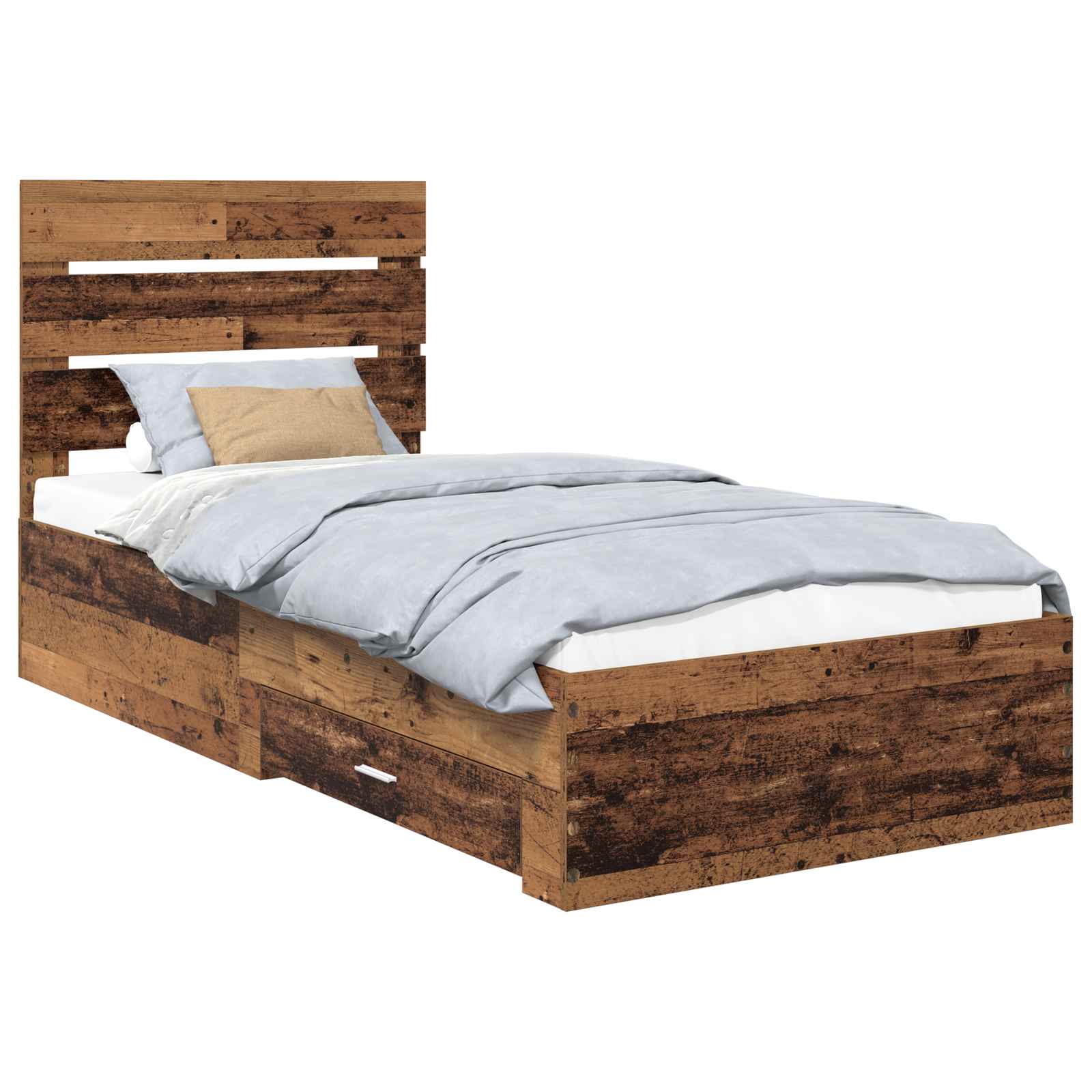 Krevetna konstrukcija Staro drvo 90 x 200 cm Konstruirano drvo