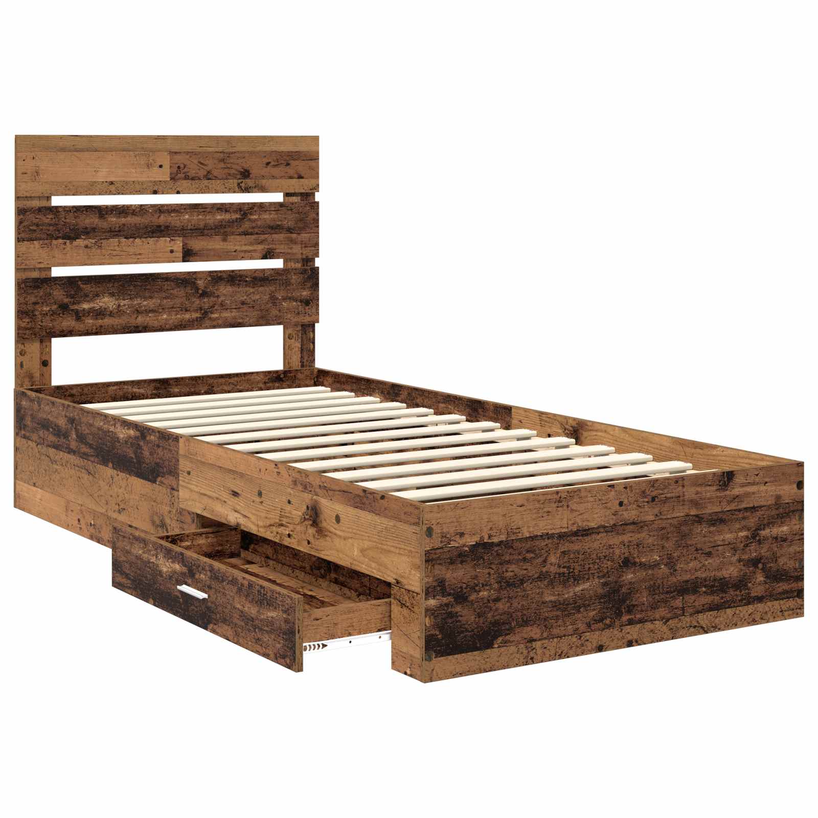 Krevetna konstrukcija Staro drvo 90 x 200 cm Konstruirano drvo