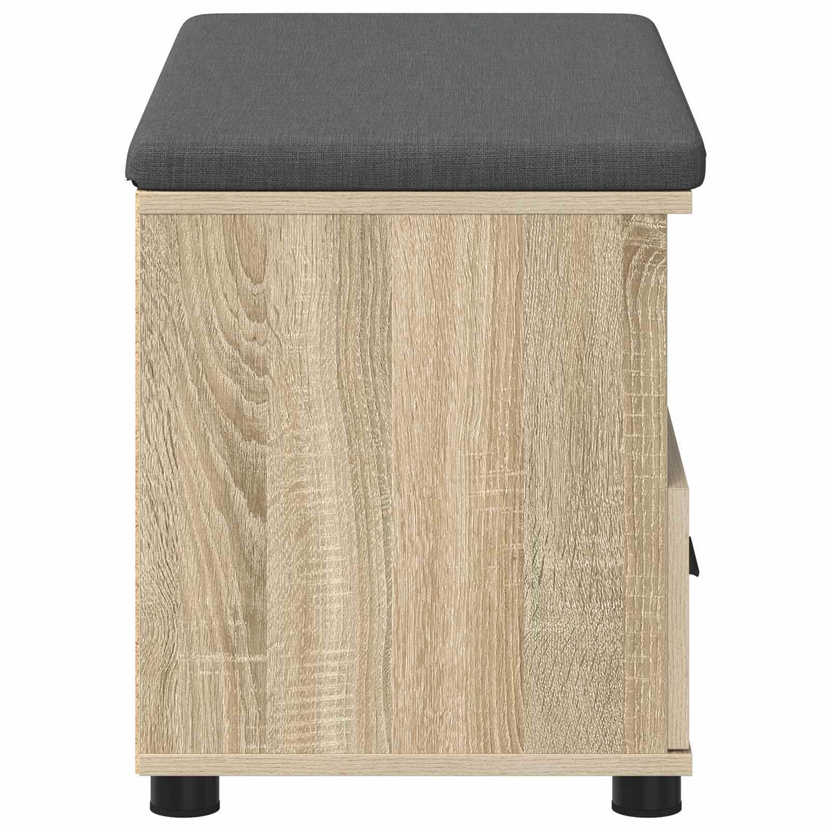 Klupa za hodnik s jastukom Sonoma hrast 80 x 38 x 46 cm