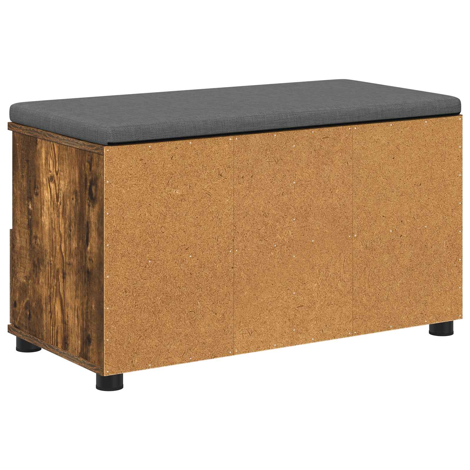 Klupa za hodnik s jastukom Dimljeni Hrast 80 x 38 x 46 cm