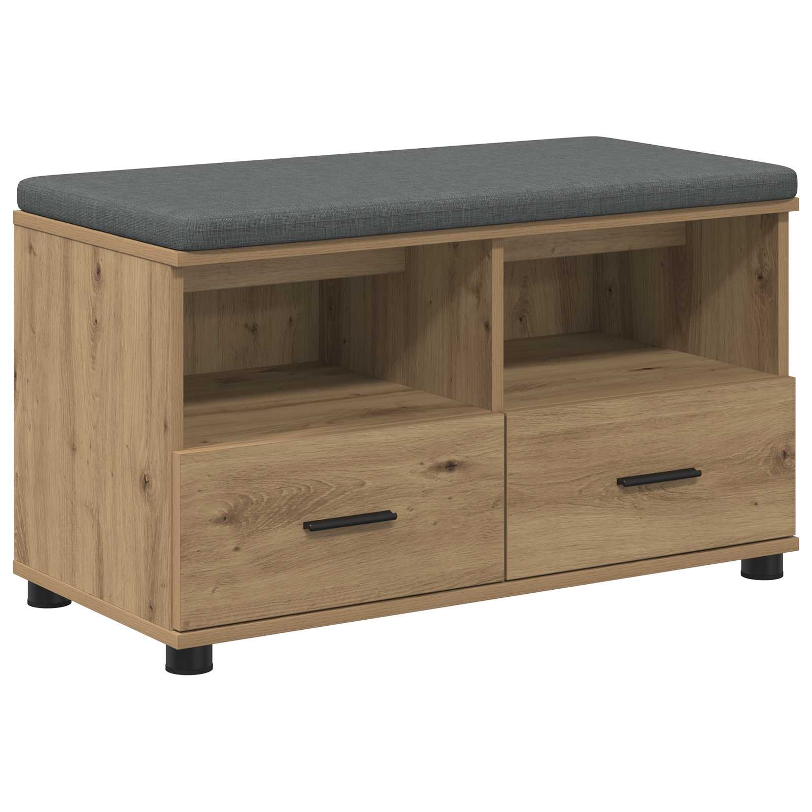 Klupa za hodnik s jastukom Zanatski Hrast 80 x 38 x 46 cm
