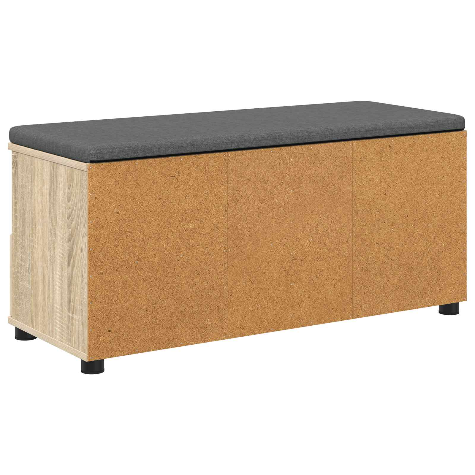 Klupa za hodnik s jastukom Sonoma hrast 100 x 38 x 46 cm