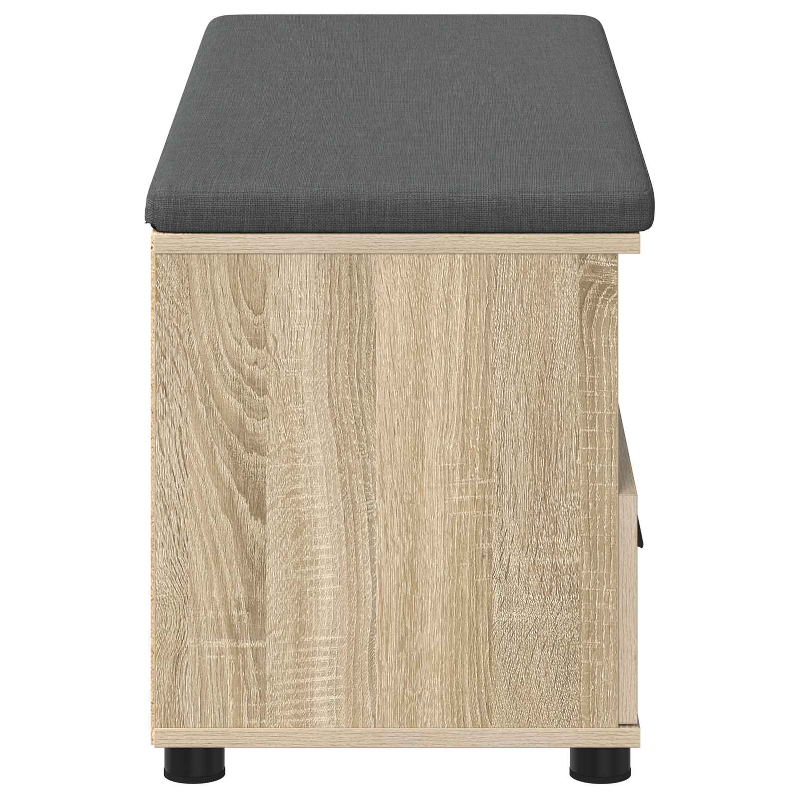 Klupa za hodnik s jastukom Sonoma hrast 100 x 38 x 46 cm